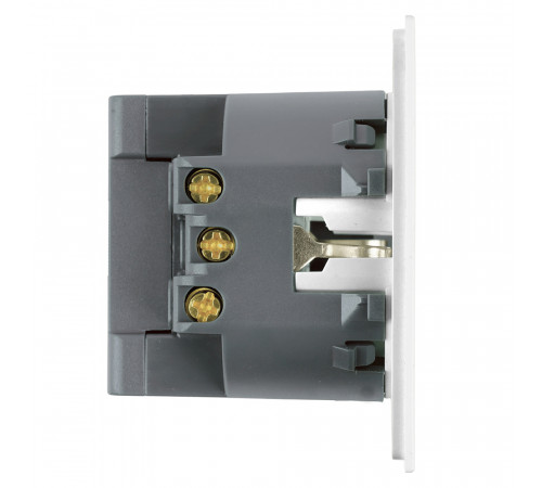 Розетка 1-местная 16А + USB + Type C (механизм) Stekker 250В 20W Мия RST16-3119-01 50438