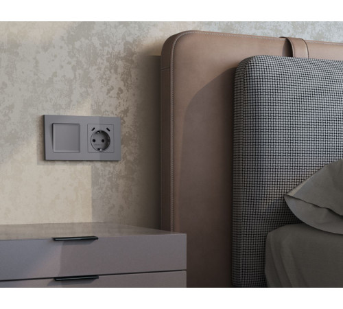 Комплект механизма электрической розетки 2USB С+C 20W с/з на винтовых зажимах 16A-250V Alfa Сталь матовый Quant Ambrella Volt MA510510 (AP5105, VM165) Комплект механизма электрической розетки 2USB С+C 20W с/з на винтовых зажимах 16A-250V Alfa Сталь матовый Quant Ambrella Volt MA510510 (AP5105, VM165)