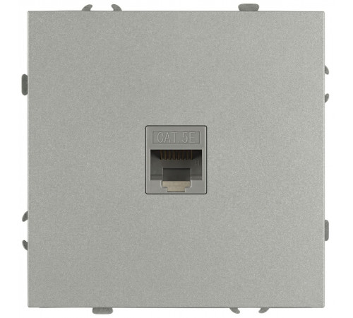 Розетка Эра Galaxy 15-3107-03 информационная RJ45 IP20 алюминий Б0070739