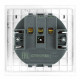 Розетка 1-местная Stekker 250В 16А Мия RST16-3112-01 50441