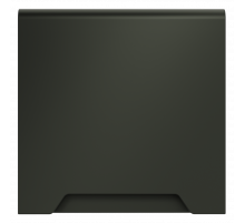 Накладка для розетки с заземлением, защитными шторками и крышкой Voltum S70 (титан) VLS000806