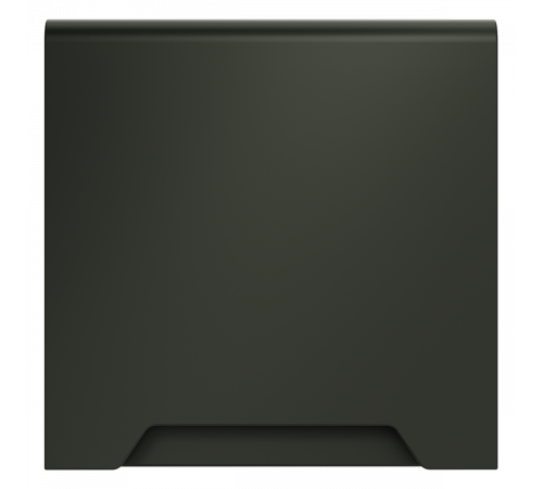 Накладка для розетки с заземлением, защитными шторками и крышкой Voltum S70 (титан) VLS000806