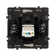 Розетка компьютерная софт-тач белый кварц Arlight SCT-MPC1-SFPL-WH (RJ-45, CAT6) 054304(1)