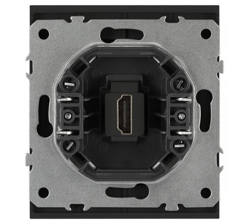 Розетка Эра Arktik 16-3114-05 HDMI антрацит Б0070508