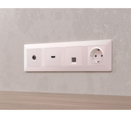 Комплект механизма компьютерной розетки RJ-45 экранированной с автоматической защитной шторкой Alfa Жемчуг Quant Ambrella Volt MA212005 (AP2120, VM185) Комплект механизма компьютерной розетки RJ-45 экранированной с автоматической защитной шторкой Alfa Жемчуг Quant Ambrella Volt MA212005 (AP2120, VM185)