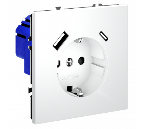 Розетка с USB, A+C Voltum S70 VLS040502 Розетка с USB, A+C Voltum S70 VLS040502