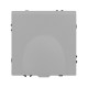 Розетка зк со шторками и крышкой софт-тач никель Arlight SCT-MCP-SFPL-IS (250V, 16A) 059441(1)