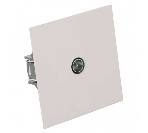 Розетка телевизионная 1-местная (механизм) 75 Ом 5-862МГц Stekker Мия RST00-3108-08 пудровый жемчуг 50479