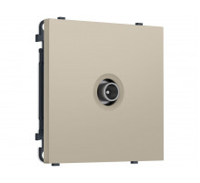 Комплект механизма TV розетки проходной SIGMA Кашемир 5-1000 MHz 4dB QUANT PRO Ambrella Volt MS353030 (SP3530, PR211)