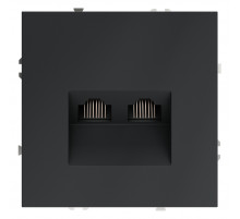 Розетка компьютерная двойная Voltum S70 VLS060207