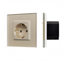 Розетка электрическая с Zigbee управлением Arlight SCT-OMALI-EUZB1-PL-GD (240V, 16A, Zigbee) 050218