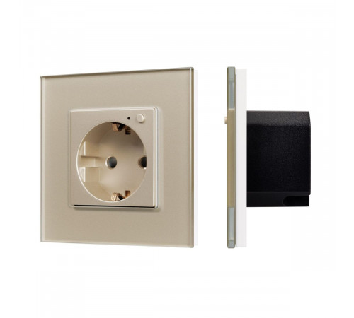 Розетка электрическая с Zigbee управлением Arlight SCT-OMALI-EUZB1-PL-GD (240V, 16A, Zigbee) 050218 Розетка электрическая с Zigbee управлением Arlight SCT-OMALI-EUZB1-PL-GD (240V, 16A, Zigbee) 050218