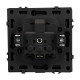 Розетка зк со шторками и крышкой софт-тач черный оникс Arlight SCT-MCP-SFPL-BK (250V, 16A) 054281(1)