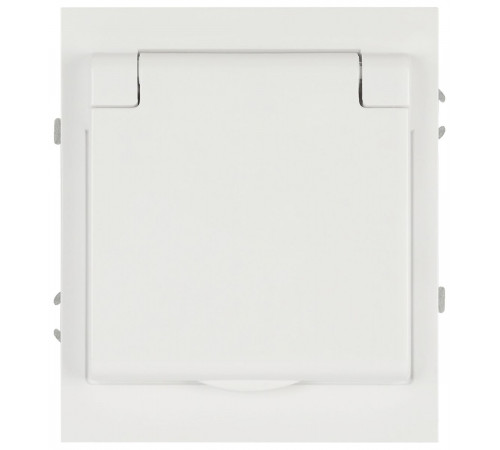 Розетка ЭРА Arktik 16-2103-01 с заземлением 2P+E Schuko со шторками с крышкой 16А-250В белый Б0070434