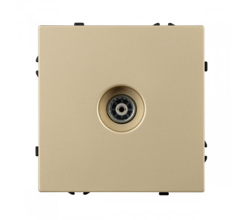 Механизм телевизионной розетки Arlight SCT-NOBE-MTV1-SFPL-GD (Золотой песок) 054294