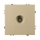 Механизм телевизионной розетки Arlight SCT-NOBE-MTV1-SFPL-GD (Золотой песок) 054294
