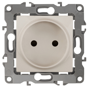 Розетка Эра 12-2005-02  2P, 16A-250В, IP20, без м.лапок