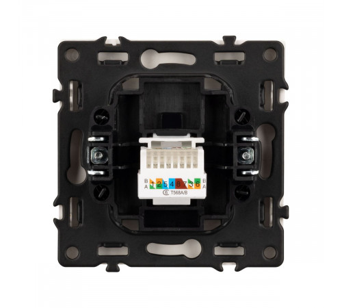 Розетка компьютерная софт-тач золотой песок Arlight SCT-MPC1-SFPL-GD (RJ-45, CAT6) 054306(1)