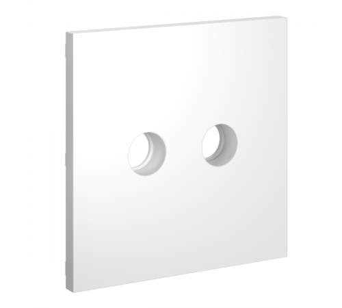 Накладка для розетки телевизионной оконечной TV+SAT Voltum S70 (белый матовый) VLS001602