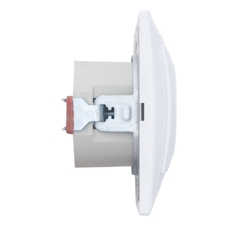 Розетка компьютерная RJ45 скрытой установки IP20, белая 