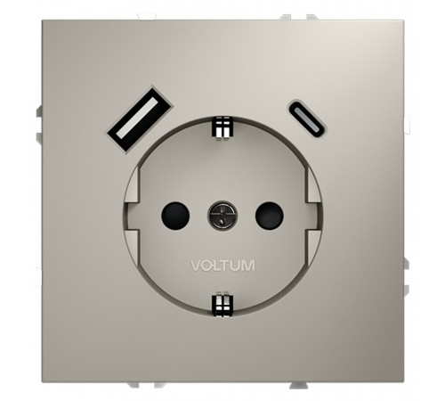 Розетка с USB, A+C Voltum S70 VLS040503 Розетка с USB, A+C Voltum S70 VLS040503