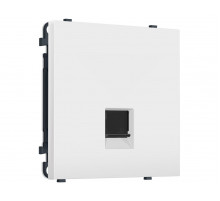Комплект механизма компьютерной розетки SIGMA Белый мягкое касание RJ-45 Ambrella Volt MS832010 (SP8320, PR188)