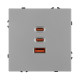 Механизм розетки с быстрой USB зарядкой Arlight SCT-NOBE-MUACC-SFPL-FC-IS (65W, QC3) 061838