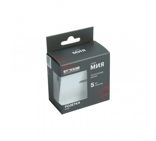 Розетка HDMI 2.0 Type A Stekker Мия RST00-3118-01 белая магнолия 50827