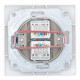Розетка двойная компьютерная RJ45 скрытой установки IP20, белая 