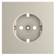 Накладка для розетки с заземлением Voltum S70 (кашемир) VLS000603