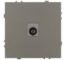 Розетка Эра Galaxy 15-3101-07 TV одиночная IP20 титан Б0070727