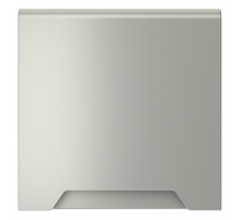 Накладка для розетки с заземлением, защитными шторками и крышкой Voltum S70 (сталь) VLS000805