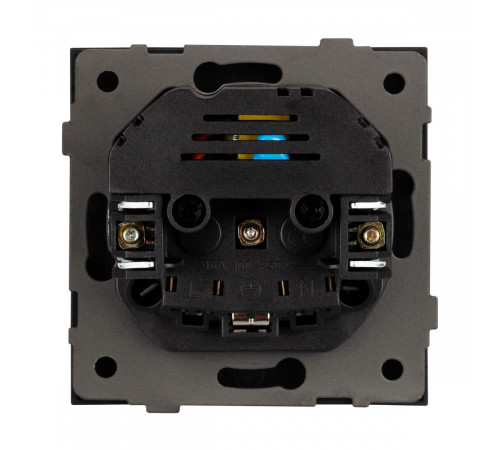 Механизм розетки с USB зарядкой Arlight SCT-TENDO-MUAA-PL-GR (230V, 16A) 054084