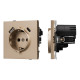 Механизм розетки с USB зарядкой Arlight SCT-TENDO-MUAC-PL-GD (230V, 16A) 054089