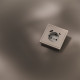 Накладка для розетки с заземлением и защитными шторками с USB A+C S70 Metal (платина) Voltum VLSM001010