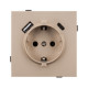 Механизм розетки с USB зарядкой Arlight SCT-TENDO-MUAC-PL-GD (230V, 16A) 054089