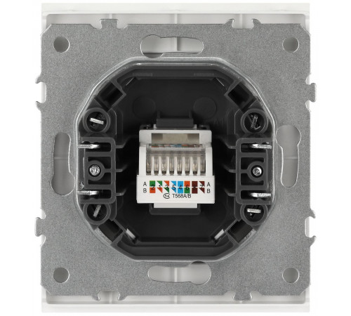 Розетка ЭРА Arktik 16-3107-01 информационная RJ45 белый Б0070474