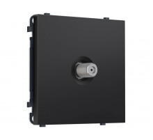 Комплект механизма TV розетки SAT SIGMA Черный матовый 5-2400MHz 3.5dB QUANT PRO Ambrella Volt MS813050 (SP8130, PR215)