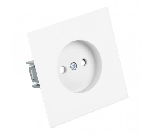 Розетка 1-местная с защитной шторкой (механизм) Stekker б/з Мия 250В 16А RST16-3109-01 белая магнолия 50439