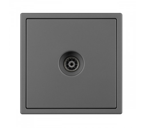 Механизм телевизионной розетки Arlight SCT-NOBE-MTV1-SFPL-GR (Серый базальт) 054295