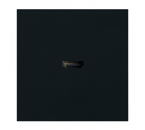 Розетка HDMI 2.0 Type A Stekker Мия RST00-3118-05 черный бархат 50828
