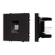 Розетка компьютерная софт-тач черный оникс Arlight SCT-MPC1-SFPL-BK (RJ-45, CAT6) 054305(1)