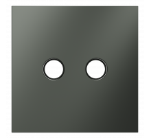 Накладка для розетки телевизионной оконечной TV+SAT Voltum S70 (титан) VLS001606