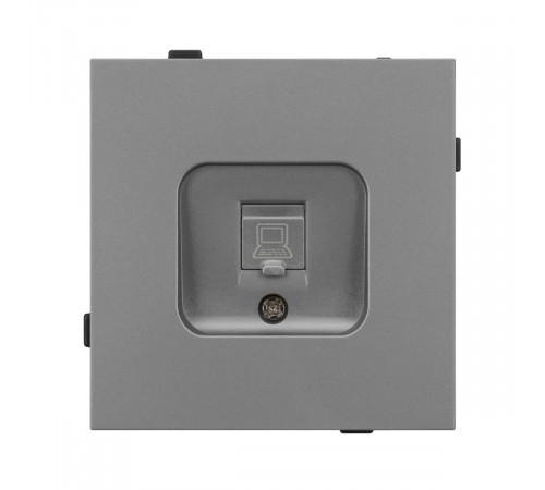 Механизм компьютерной розетки Arlight SCT-TENDO-MPC1-PL-GR (RJ-45, CAT6) 054105