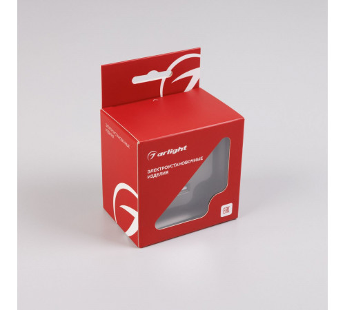 Механизм USB розетки Arlight SCT-TENDO-MUAC-SFPL-GR (5V, 3A, QC3) 054538