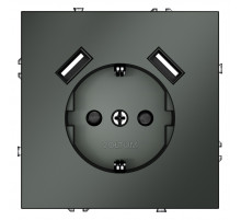 Розетка с USB, А+А Voltum S70 VLS040406