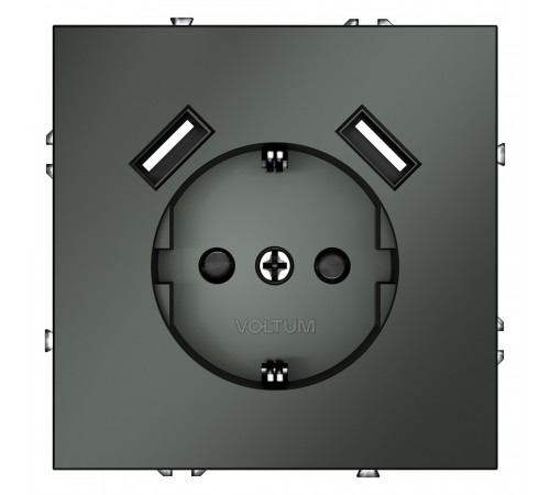 Розетка с USB, А+А Voltum S70 VLS040406 Розетка с USB, А+А Voltum S70 VLS040406
