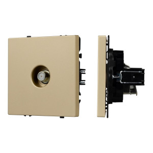 Механизм спутниковой розетки Arlight SCT-NOBE-MST1-SFPL-GD (SAT) (Золотой песок) 054298