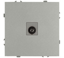 Розетка Эра Galaxy 15-3101-03 TV одиночная IP20 алюминий Б0070719