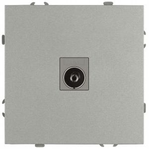 Розетка Эра Galaxy 15-3101-03 TV одиночная IP20 алюминий Б0070719